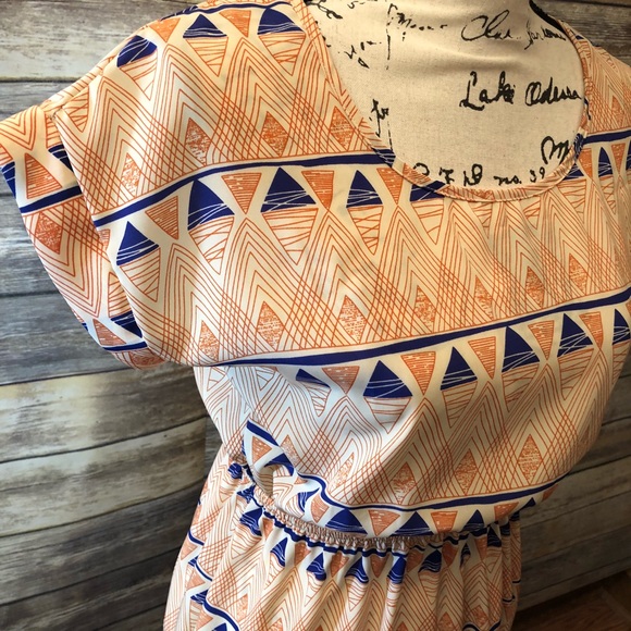 Soprano Lightweight Pull On DRESS Super Fun Print - Picture 2 of 5